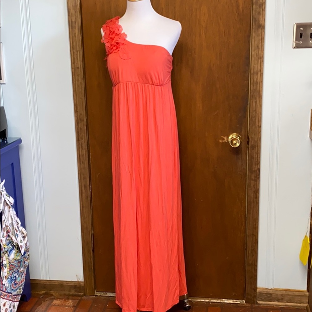 One strap floral detail summer dress